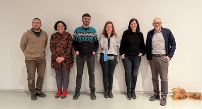 A la presentació també ha assistit bona part de l’equip tècnic del Centre d’Art la Panera..