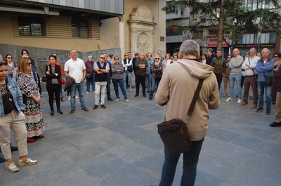 L'activitat forma part del conjunt d’itineraris per a la recuperació de la memòria democràtica de Lleida.