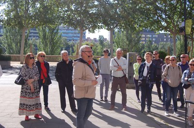 L’activitat ha anat a càrrec de l’historiador Joan Sagués.