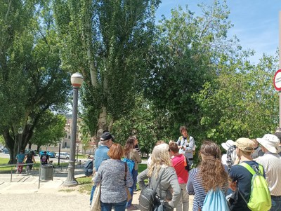 Un altre dels moments de la ruta per la ciutat.