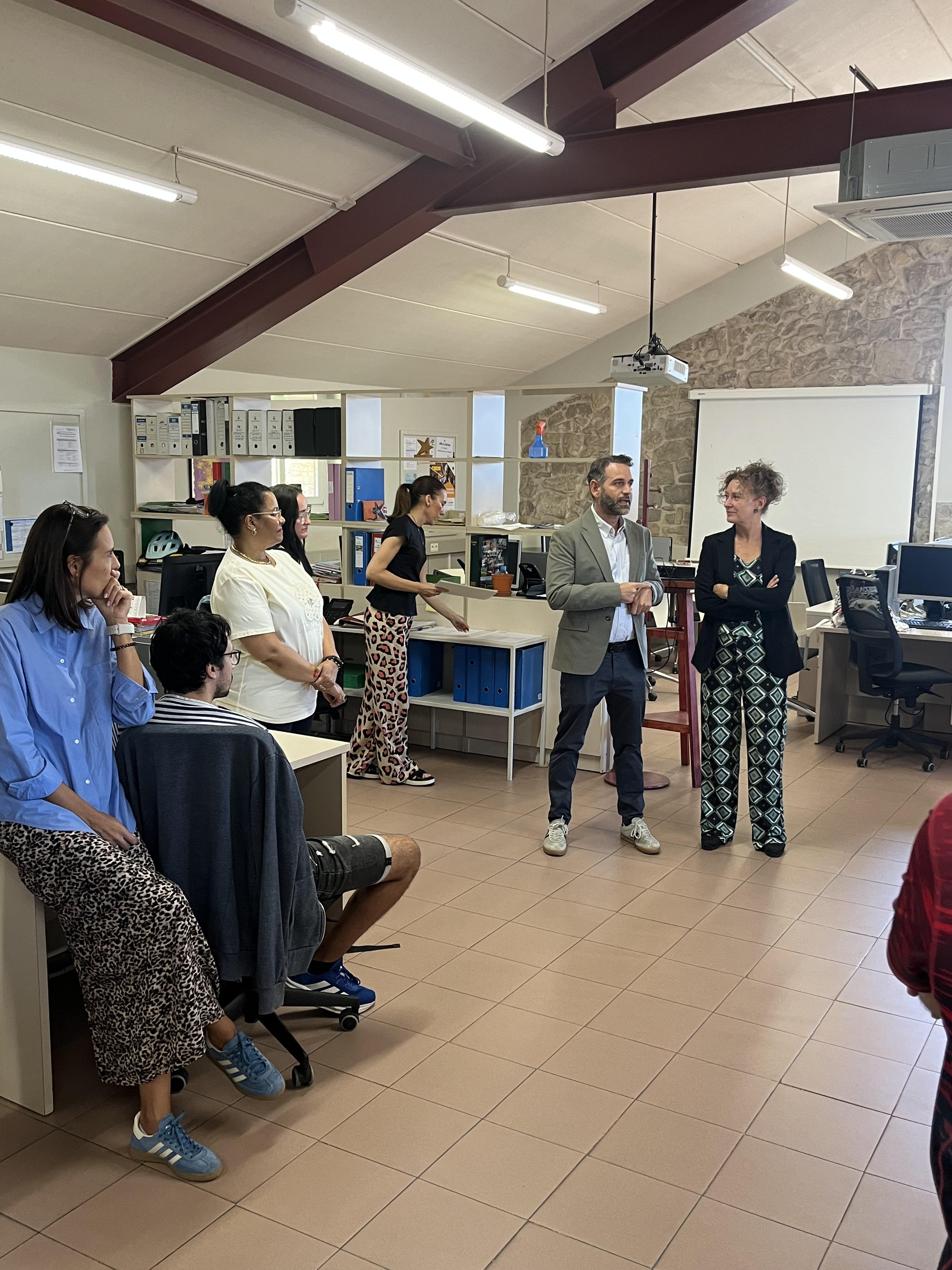 Blanco ha encoratjat l’alumnat a continuar formant-se i ha posat en valor la qualitat del projecte SEFED