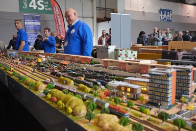 Una de les maquestes que s'han pogut veure aquest cap de setmana a la 13a edició de Lleida Expo Tren Lleida..
