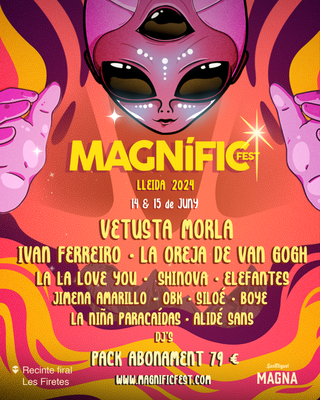 Cartell del Magnífic Fest 2024 a Lleida..