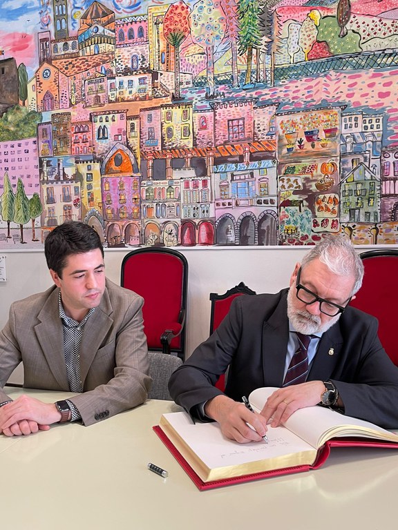 L'alcalde també ha fet una visita institucional a l’alcalde de La Seu d’Urgell, Joan Barrera