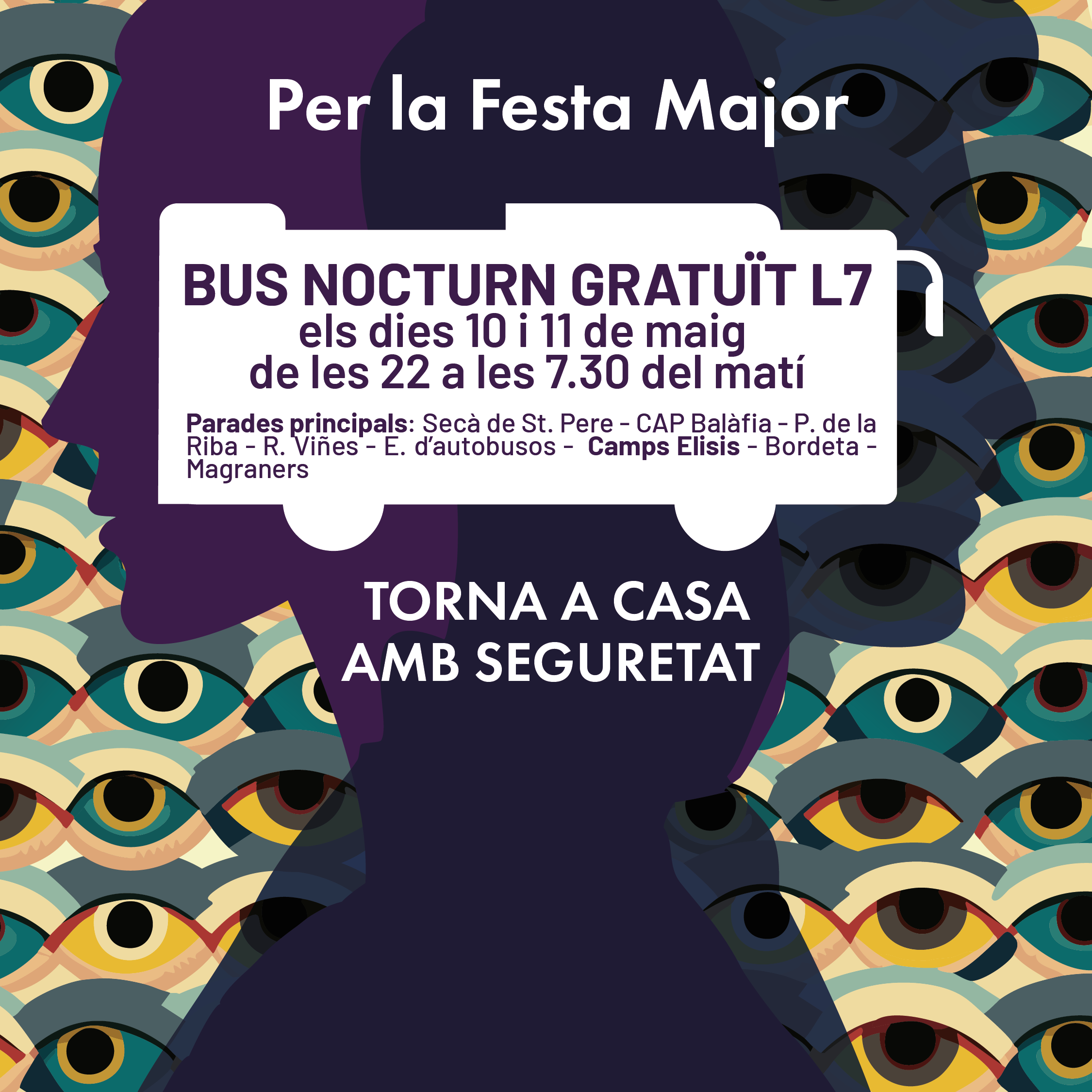 Festa Major bus post Instagram