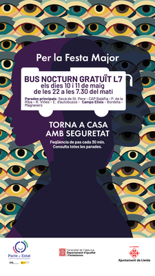 Festa Major bus story Instagram.