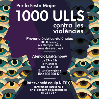 Festa Major - zona de revetlles post Instagram.