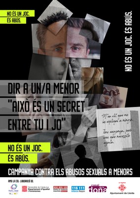Dir a un/a menor "Això és un secret entre tu i jo" no és un joc. És abús..