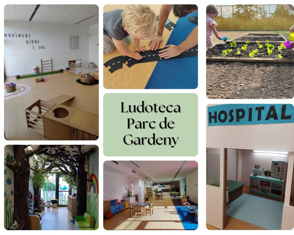 collage ludoteca parc de gardeny.