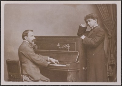 Viñes amb Abbé Léonce Petit. UdL..