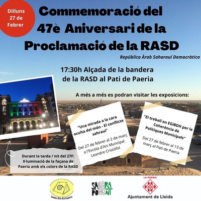 <bound method DexterityContent.Title of <Event at /fs-paeria/paeria/es/actualidad/agenda/47-aniversario-de-la-proclamacion-de-la-republica-arabe-democratica-sahraui-rasd>>.