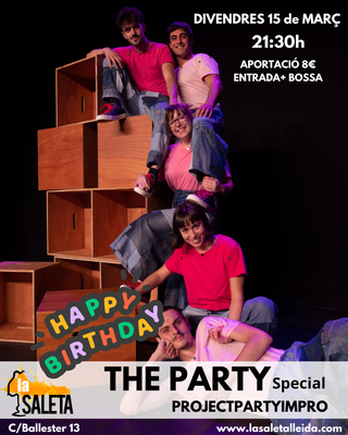 <bound method DexterityContent.Title of <Event at /fs-paeria/paeria/es/actualidad/agenda/artes-escenicas-the-party-1>>.