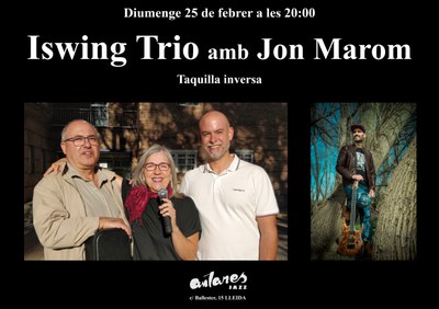 <bound method DexterityContent.Title of <Event at /fs-paeria/paeria/es/actualidad/agenda/concierto-iswing-trio-con-jon-marom>>.