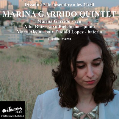 <bound method DexterityContent.Title of <Event at /fs-paeria/paeria/es/actualidad/agenda/concierto-marina-garrido-quintet>>.