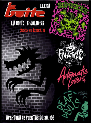 <bound method DexterityContent.Title of <Event at /fs-paeria/paeria/es/actualidad/agenda/concierto-rumkicks-utomatic-loverz-deaf-devils-enatizo>>.