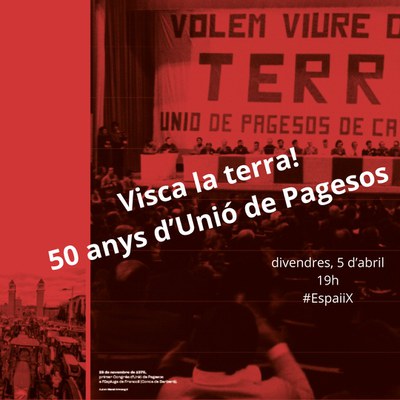<bound method DexterityContent.Title of <Event at /fs-paeria/paeria/es/actualidad/agenda/exposicion-visca-la-terra-50-anys-d2019unio-de-pagesos>>.