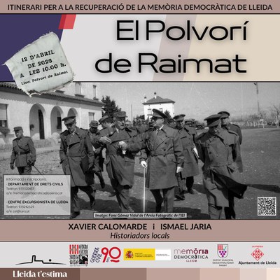 <bound method DexterityContent.Title of <Event at /fs-paeria/paeria/es/actualidad/agenda/itinerario-de-memoria-el-polvorin-de-raimat>>.