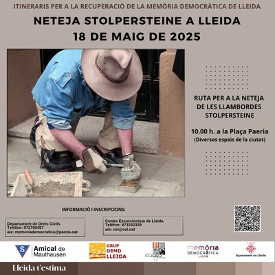 <bound method DexterityContent.Title of <Event at /fs-paeria/paeria/es/actualidad/agenda/itinerario-ruta-para-la-limpieza-de-los-adoquines-stolpersteine-de-la-ciudad-de-lleida-1>>.