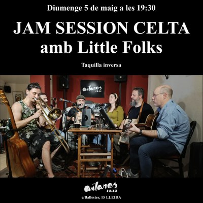 <bound method DexterityContent.Title of <Event at /fs-paeria/paeria/es/actualidad/agenda/jam-session-celta-con-little-folks-2>>.