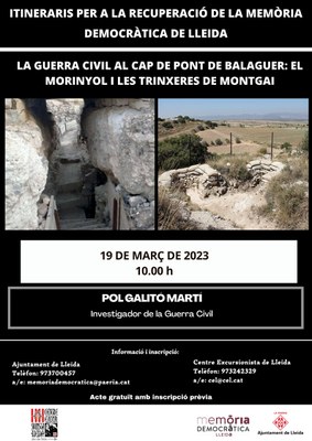 <bound method DexterityContent.Title of <Event at /fs-paeria/paeria/es/actualidad/agenda/la-guerra-civil-en-el-fin-de-puente-de-balaguer-el-morinyol-y-las-trincheras-de-montgai>>.