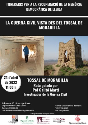 <bound method DexterityContent.Title of <Event at /fs-paeria/paeria/es/actualidad/agenda/la-guerra-civil-vista-del-tossal-de-moradilla>>.