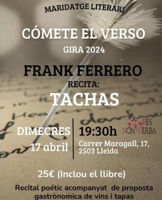 <bound method DexterityContent.Title of <Event at /fs-paeria/paeria/es/actualidad/agenda/maridaje-literario-1>>.