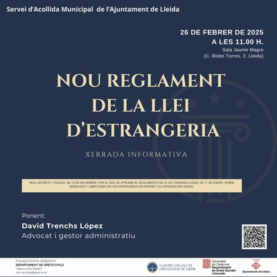 <bound method DexterityContent.Title of <Event at /fs-paeria/paeria/es/actualidad/agenda/nuevo-reglamento-de-la-ley-de-extranjeria>>.