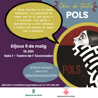 <bound method DexterityContent.Title of <Event at /fs-paeria/paeria/es/actualidad/agenda/obra-de-teatro-pols-1>>.