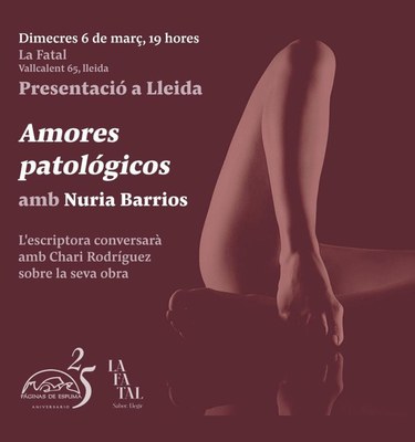 <bound method DexterityContent.Title of <Event at /fs-paeria/paeria/es/actualidad/agenda/presentacion-del-libro-amores-patologicos>>.