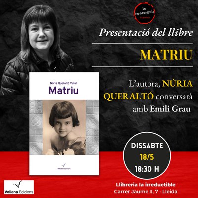 <bound method DexterityContent.Title of <Event at /fs-paeria/paeria/es/actualidad/agenda/presentacion-del-libro-matriu>>.