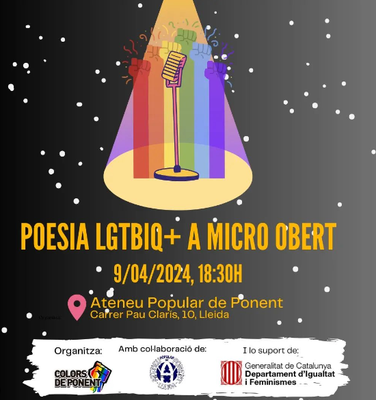 <bound method DexterityContent.Title of <Event at /fs-paeria/paeria/es/actualidad/agenda/segundo-micro-abierto-de-poesia-lgtbiq>>.