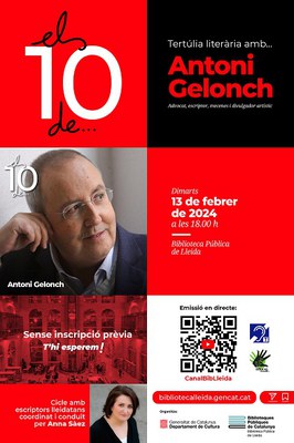 <bound method DexterityContent.Title of <Event at /fs-paeria/paeria/es/actualidad/agenda/tertulia-literaria-els-10-dantoni-gelonch>>.