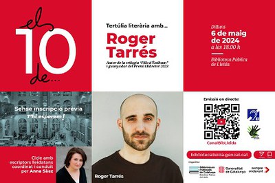 <bound method DexterityContent.Title of <Event at /fs-paeria/paeria/es/actualidad/agenda/tertulia-literaria-los-10-de-roger-tarres>>.