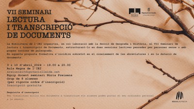 <bound method DexterityContent.Title of <Event at /fs-paeria/paeria/es/actualidad/agenda/vii-seminario-lectura-y-transcripcion-de-documentos>>.