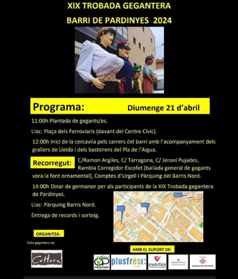 <bound method DexterityContent.Title of <Event at /fs-paeria/paeria/es/actualidad/agenda/xix-trobada-gegantera-pardinyes24>>.