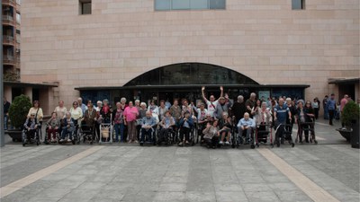 El concierto "La Banda ens apropa" ha reunido a 481 personas de 22 entidades sociales de las comarcas de Lleida en el Auditori.