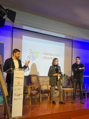 El teniente de alcalde, Carlos Enjuanes, durante la inauguración de la cuarta edición del encuentro.