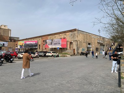 El espacio donde se ubicará la futura estación de autobuses de Lleida.