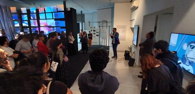 Visita comentada a "Nueva Pantalla. El videojuego en Cataluña", a cargo de uno de los comisarios, Albert García..