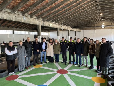 Inauguración esta mañana del Parque Infantil de Tráfico de la Guardia Urbana de Lleida.