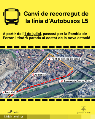 Plano con el cambio.