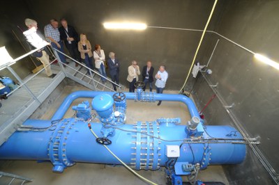 La modernización del Canal de Pinyana permitirá ahorrar un 30-40% de agua en 1.300 hectáreas de l'Horta de Lleida..