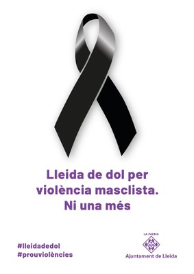 La Paeria decreta tres días de luto por el feminicidio de una mujer en Lleida