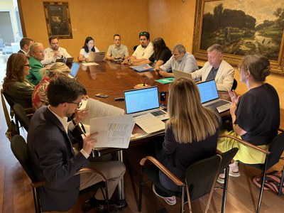 La sesión de hoy de la comisión de Transparencia.
