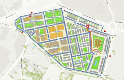 Una vez se acceda a la web del cementerio municipal y se haga la búsqueda por nombre de la persona difunta, aparecerá la opción "cómo llegar" que dirigirá la persona desde su ubicación con el móvil hasta el nicho seleccionado.