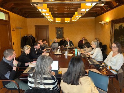 La 4ª teniente de alcalde y concejala del Bon Govern, Carme Valls, ha presidido la comisión informativa del ámbito.