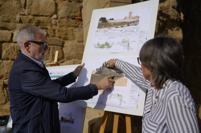 El alcalde ha presentado hoy el proyecto de renaturalización de la Seu Vella.