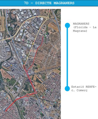 El Ayuntamiento de Lleida pondrá en marcha el servicio de autobús directo desde Magraners al centro de la ciudad el 2 de abril.