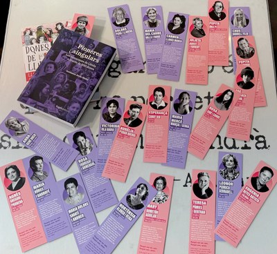 La Paeria reparte 10.000 puntos de libro para reivindicar el legado de 24 mujeres que han contribuido a construir Lleida.