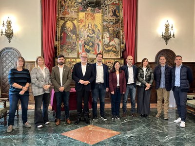 Hoy se ha firmado el acuerdo entre la Paeria y la empresa en el Salón del Retablo.